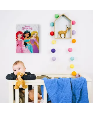 Disney Princess (Ariel, Jasmine And Rapunzel) - Obraz na płótnie