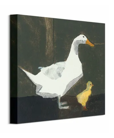 Duck And Duckling - Obraz na płótnie