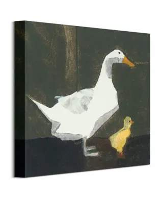Duck And Duckling - Obraz na płótnie