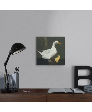 Duck And Duckling - Obraz na płótnie