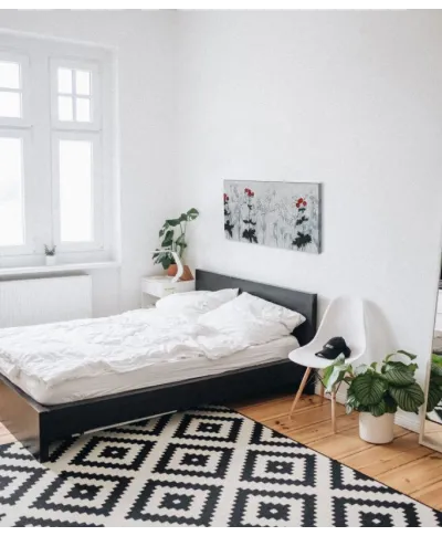 Red Flowers - Obraz na płótnie