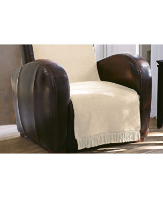 Narzuta na fotel - 50x200 cm - Ecrue