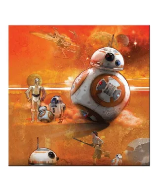 Star Wars Ep7 (Bb8-Art) - Obraz na płótnie