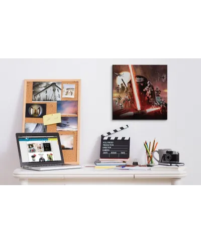 Star Wars Ep7 (Galaxy) - Obraz na płótnie