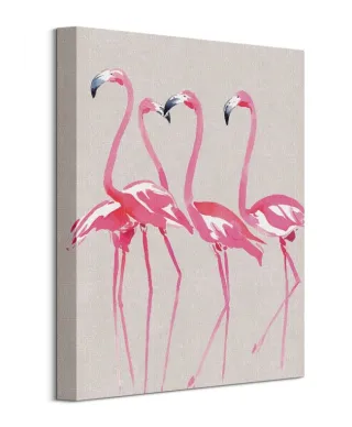 Summer Thornton (Elegant Flamingos) - Obraz na płótnie