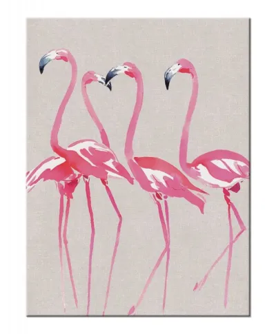 Summer Thornton (Elegant Flamingos) - Obraz na płótnie