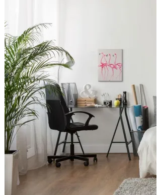 Summer Thornton (Elegant Flamingos) - Obraz na płótnie