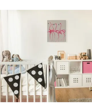 Summer Thornton (Elegant Flamingos) - Obraz na płótnie