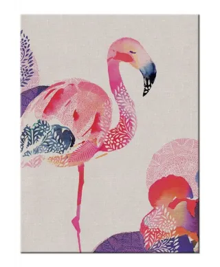 Summer Thornton (Tropical Flamingo) - Obraz na płótnie