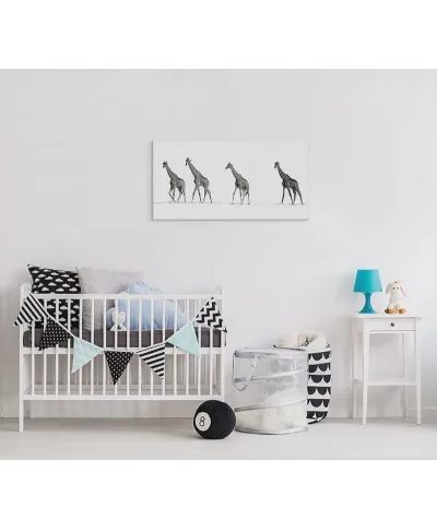 Obraz na płótnie - Cztery Żyrafy - The Giraffes)