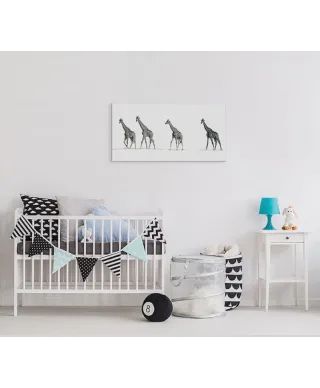 Obraz na płótnie - Cztery Żyrafy - The Giraffes)