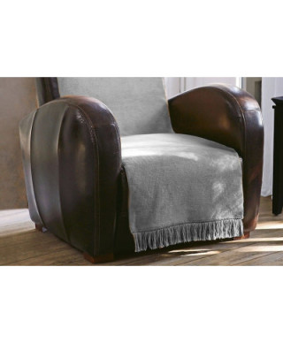 Narzuta na fotel - 50x200 cm - Srebrna - Popiel