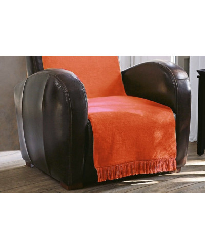 Narzuta na fotel - 50x200 cm - Pomarańcz