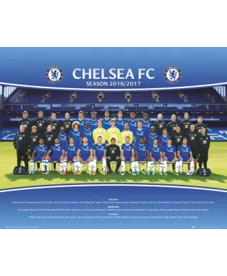 Chelsea Londyn Drużyna Zdjęcie 16/17 - plakat