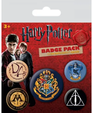Harry Potter Hogwart - przypinki z filmu