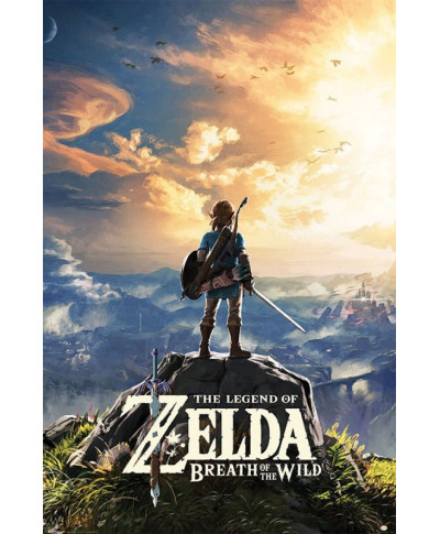 The Legend Of Zelda Breath Of The Wild - plakat z gry