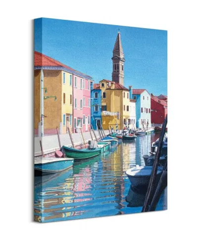 The Colours Of Burano - Obraz na płótnie