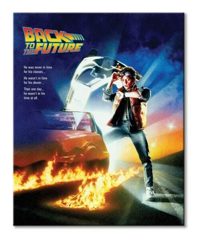 Back To The Future (One Sheet) - Obraz na płótnie