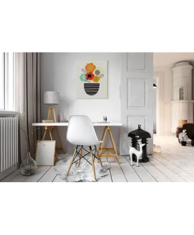 Scandi Flowers Ii - Obraz na płótnie