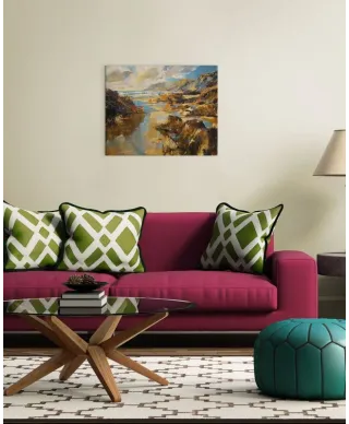 Waves And Evening Sun, North Cornwall - Obraz na płótnie