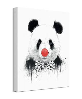 Clown Panda - Obraz na płótnie