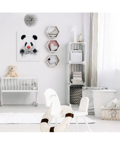 Clown Panda - Obraz na płótnie