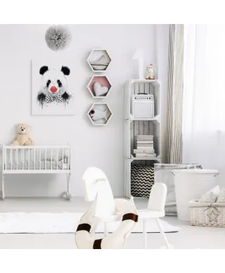 Clown Panda - Obraz na płótnie