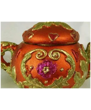 Imbryk - 8cm - Ozdoba choinkowa - (6szt. w opakowaniu)