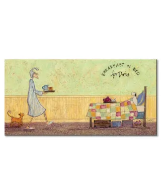 Breakfast In Bed For Doris - Obraz na płótnie