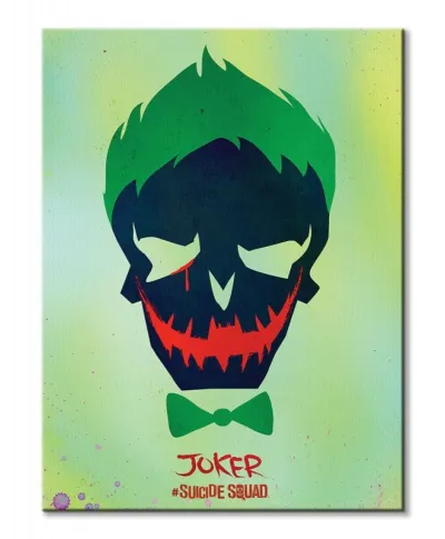 Suicide Squad (Joker Skull) - Obraz na płótnie