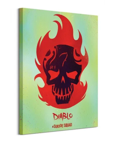 Suicide Squad (Diablo Skull) - Obraz na płótnie
