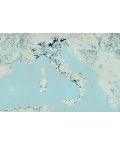 Fototapeta - Mapa - Włochy - Kolorowa