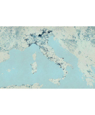 Fototapeta - Mapa - Włochy - Kolorowa