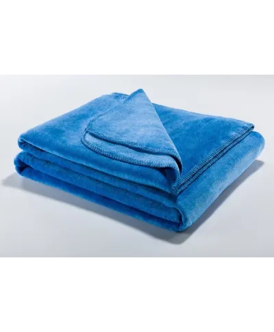 Koc - Niebieski - 130x180 cm - SoftLine Blue