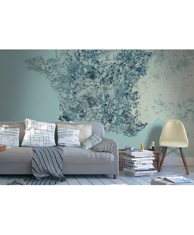 Fototapeta na ścianę - Mapa w kolorach - Francja