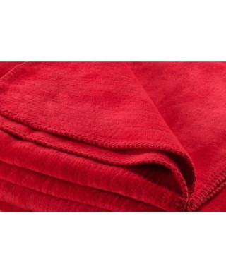 Koc - Czerwony - 130x180 cm - SoftLine Red