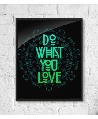 Do what you love - plakat