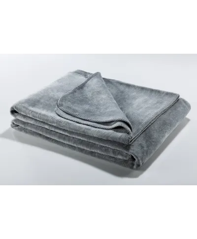 Koc - Szary - 130x180 cm - SoftLine Silver