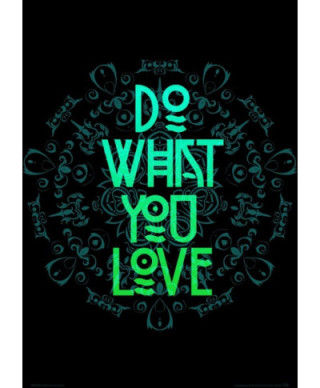 Do what you love - plakat A3