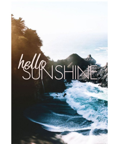 Hello sunshine - duży plakat