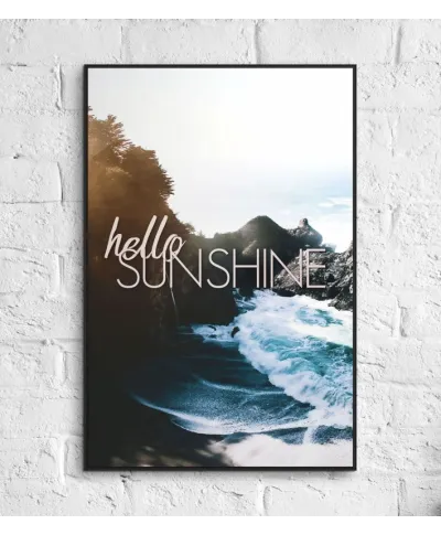 Hello sunshine - duży plakat