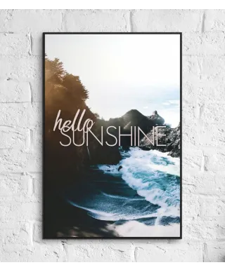 Hello sunshine - duży plakat