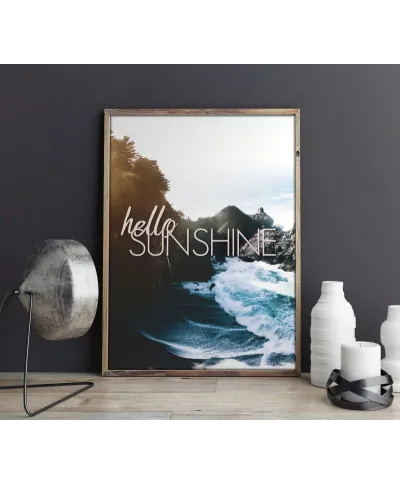 Hello sunshine - duży plakat
