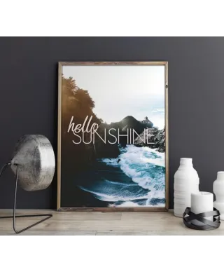 Hello sunshine - duży plakat