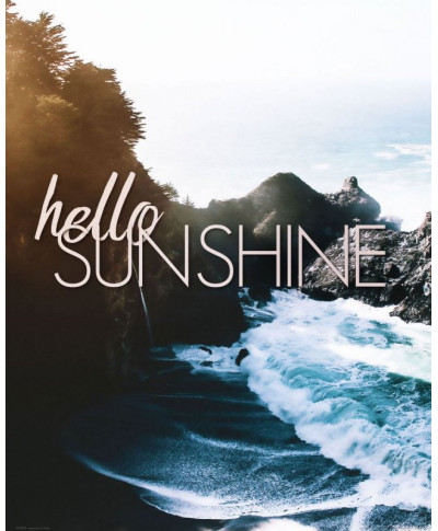 Hello sunshine - plakat