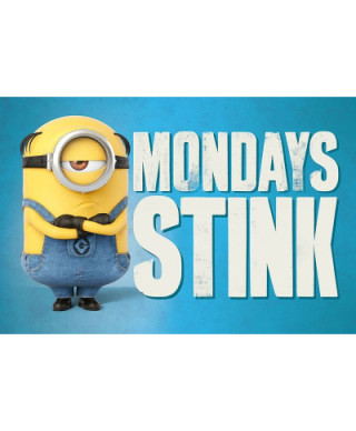 Gru, Dru i Minionki Mondays Stink - plakat bajkowy