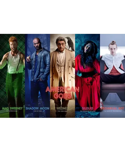 American Gods - plakat z serialu