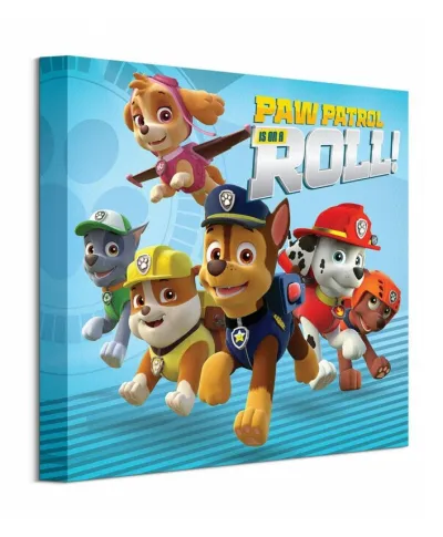 Paw Patrol On A Roll - obraz na płótnie