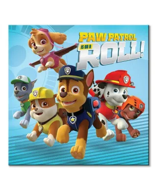 Paw Patrol On A Roll - obraz na płótnie