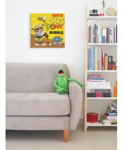 Paw Patrol Rubble - obraz na płótnie